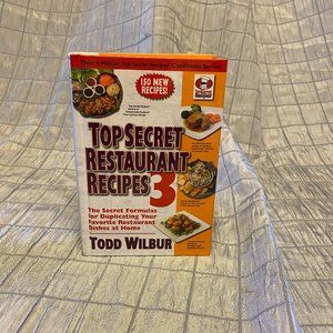 Todd Wilbur Top Secret Restaurant recipes 3 book